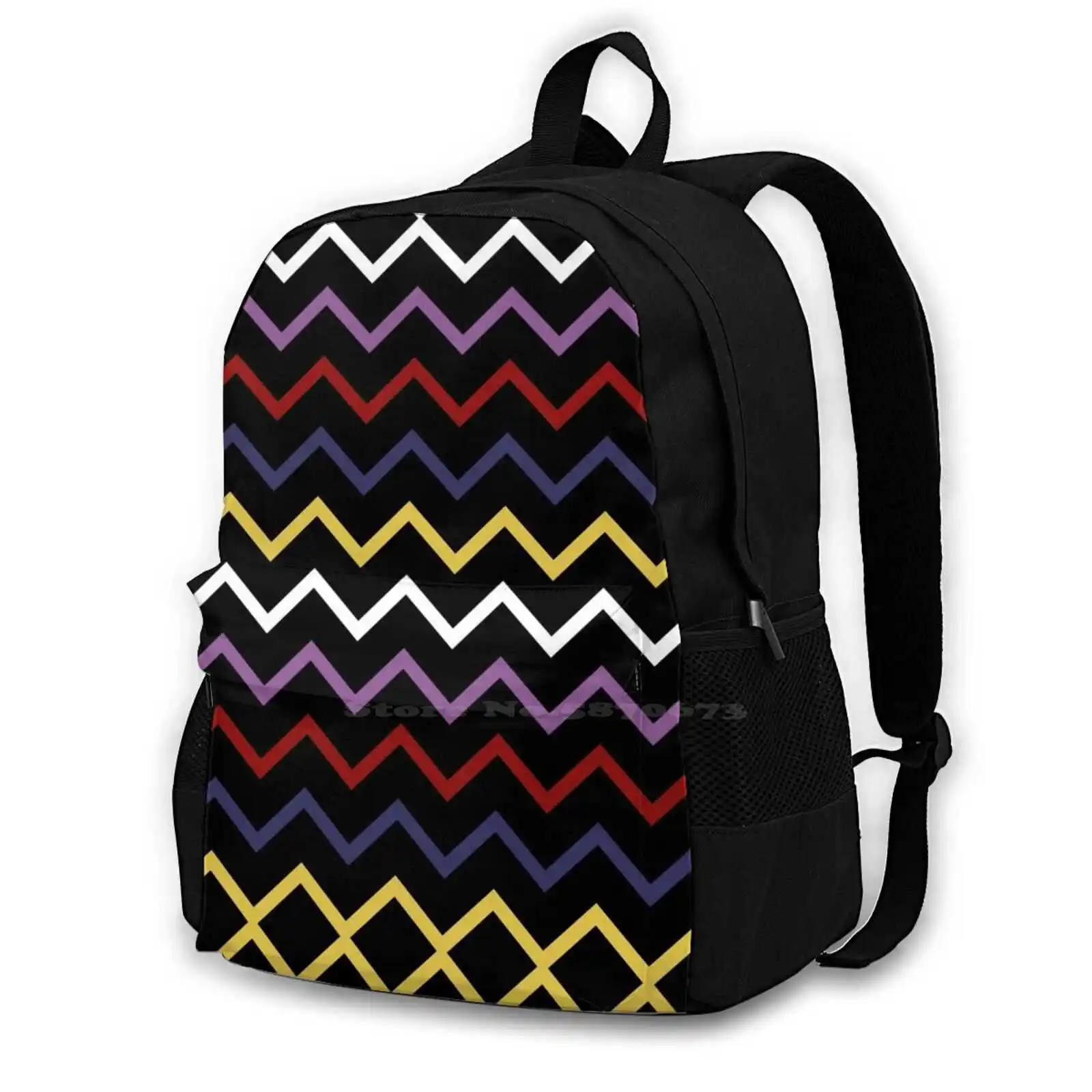 

Модный Дорожный рюкзак Zig Zag для ноутбука, 80S, 90S
