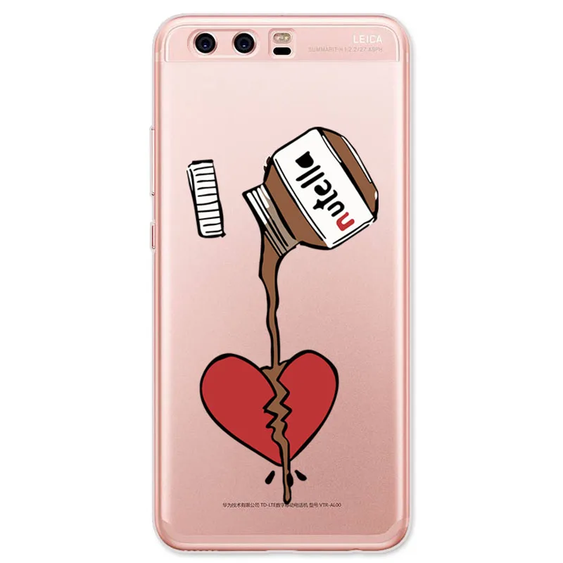 Soft TPU Case For Huawei P20 P10 P9 P8 Lite 2017 Transparent Slim Pattern Cover Honor 7X 6X 7 8 9 10 Cases |