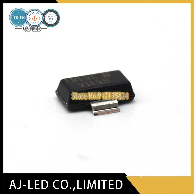 10 шт./лот SS511AT биполярный защелкивающийся Датчик Холла S511A SMD SOT89 | Электронные