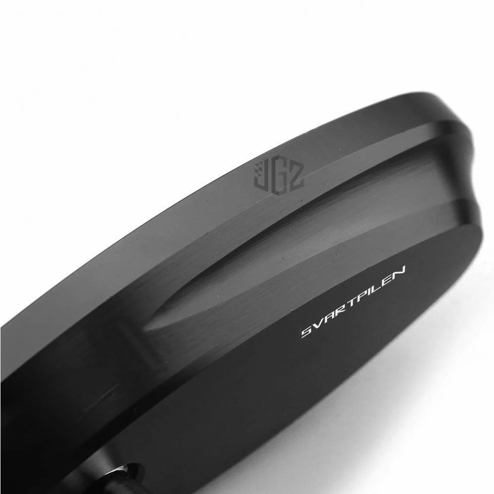 Алюминиевые боковые зеркала заднего вида с ЧПУ для Руля Мотоцикла Husqvarna Svartpilen 401