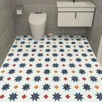 pvc waterproof floor tile stickers self adhesive bathroom ground stick kitchen wallpaper decorative non slip wear resistant