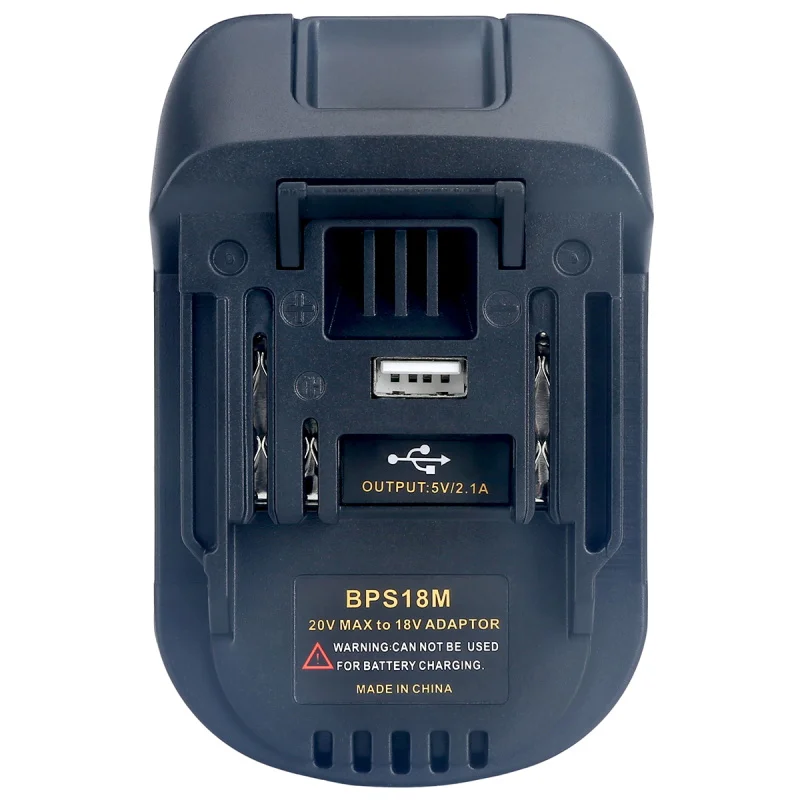 

BPS18M USB Battery Adapter Convert 20V Li-ion Battery for Makita 18V Tools
