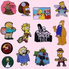 Оптовая продажа, коллекция аниме мультфильмов, эмалированные булавки, броши для женщин и мужчин, булавки для рюкзаков, сумок, значки, модные детские подарки