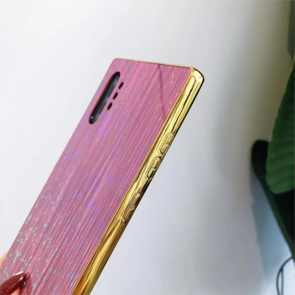Радужный лазерный чехол для Samsung Galaxy Note10 Pro Note9 Note8 A30 A50 A70 цветной метеоритный S10 Plus