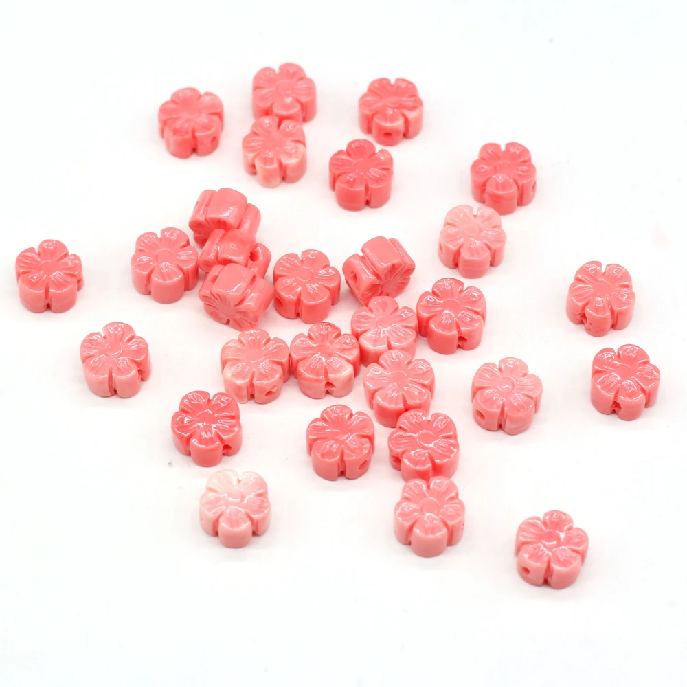 Рисунок 3 - Бусины из натурального розового кораллового камня
