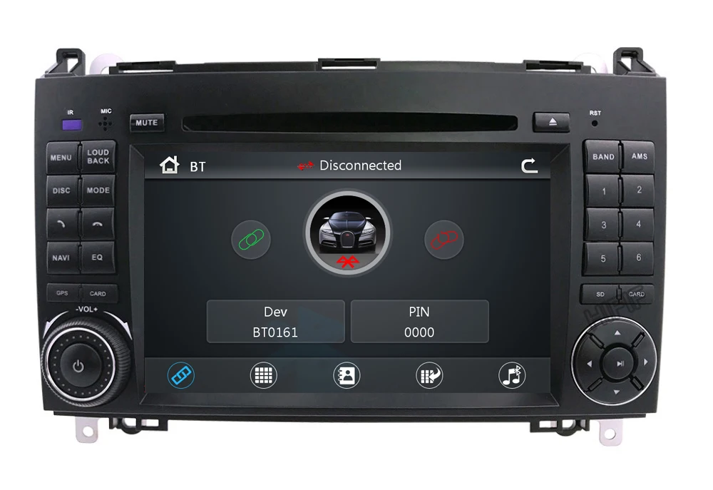 Сенсорный емкостный экран автомобильный DVD gps для Mercedes/Benz A B класс W245 W169 Viano Vito Sprinter B160 B200 стерео радио UI