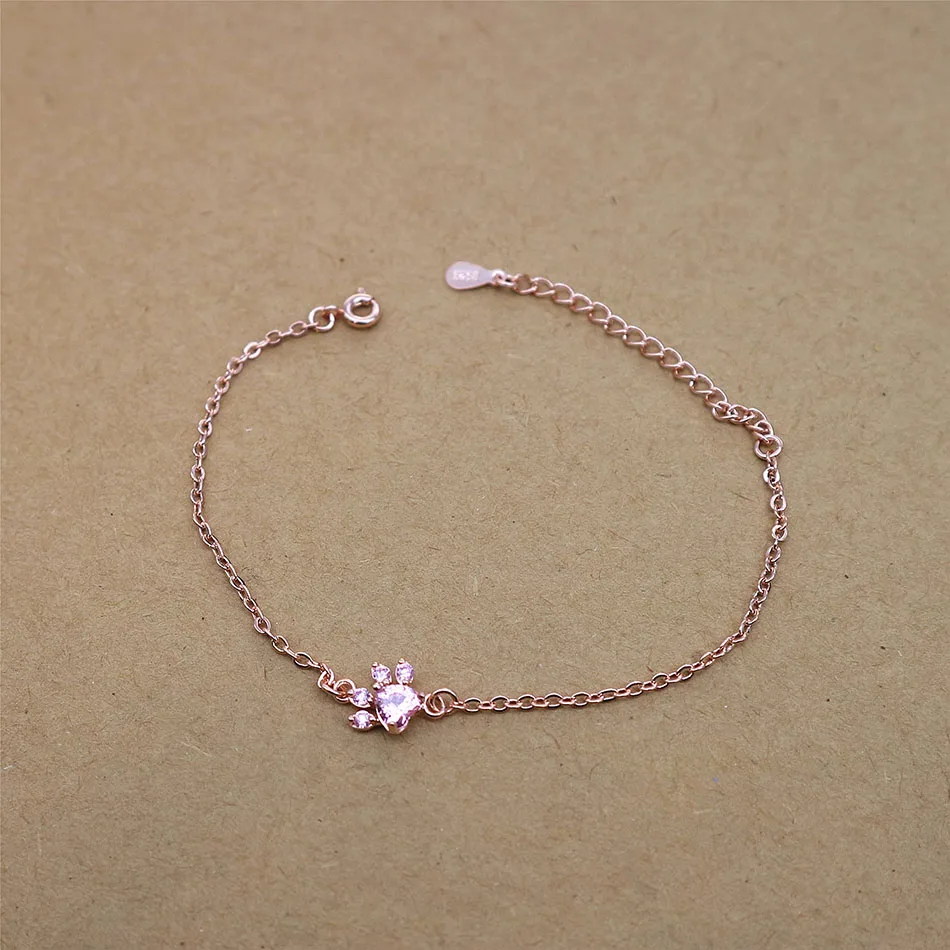 Женские свадебные браслеты с цепочкой и вечерние ювелирные изделия из розового