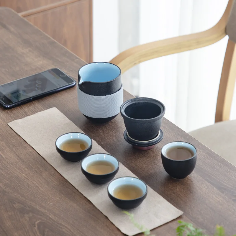 Керамический чайник TANGPIN черная глиняная посуда чайные чашки gaiwan чайный набор