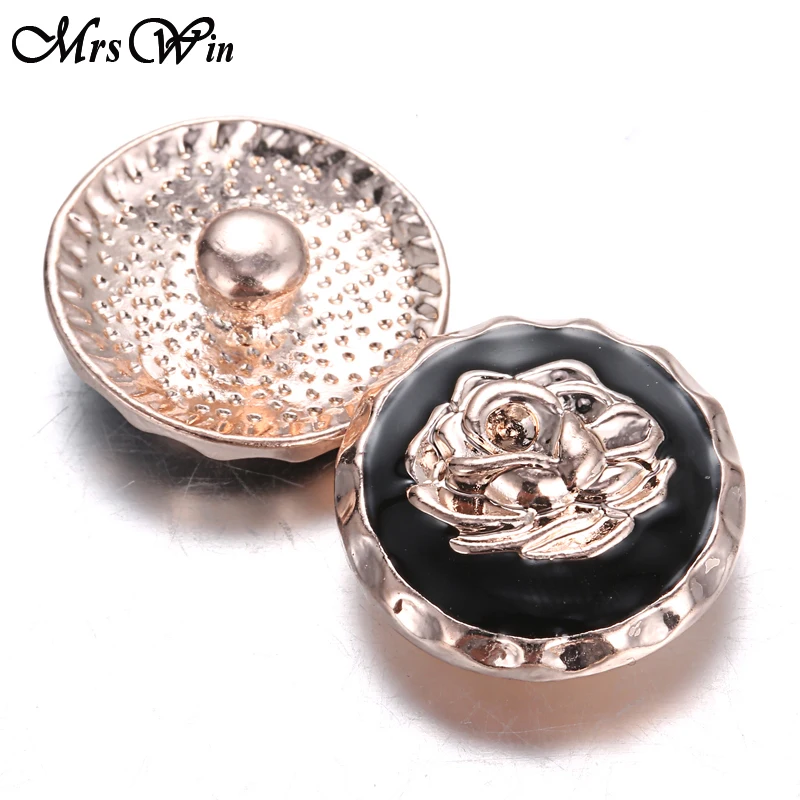 6 шт./лот новинка ювелирное изделие розовое золото цветок розы металлические