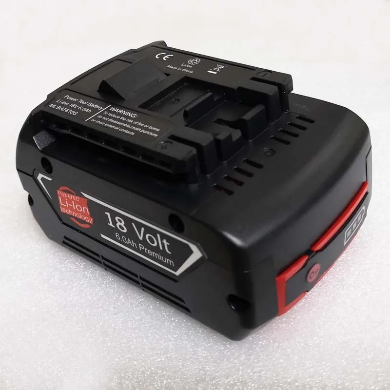 US 18V 6000 мА/ч, Перезаряжаемые Li-Ion Батарея пакет для BOSCH электродрель отвертка BAT609 BAT609G BAT618 BAT618G