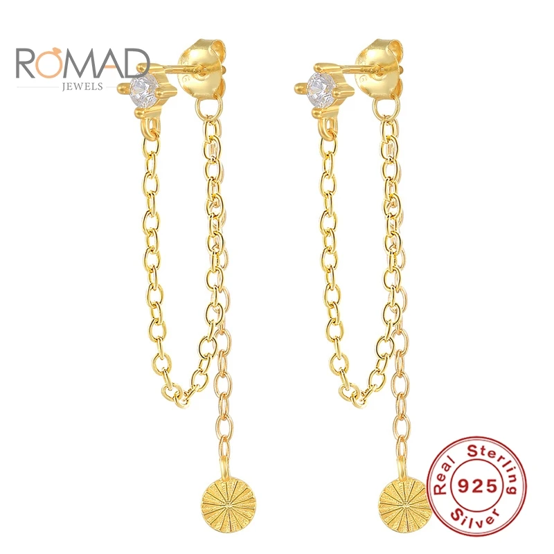 

Женские серьги-гвоздики из серебра 925 пробы с цирконом