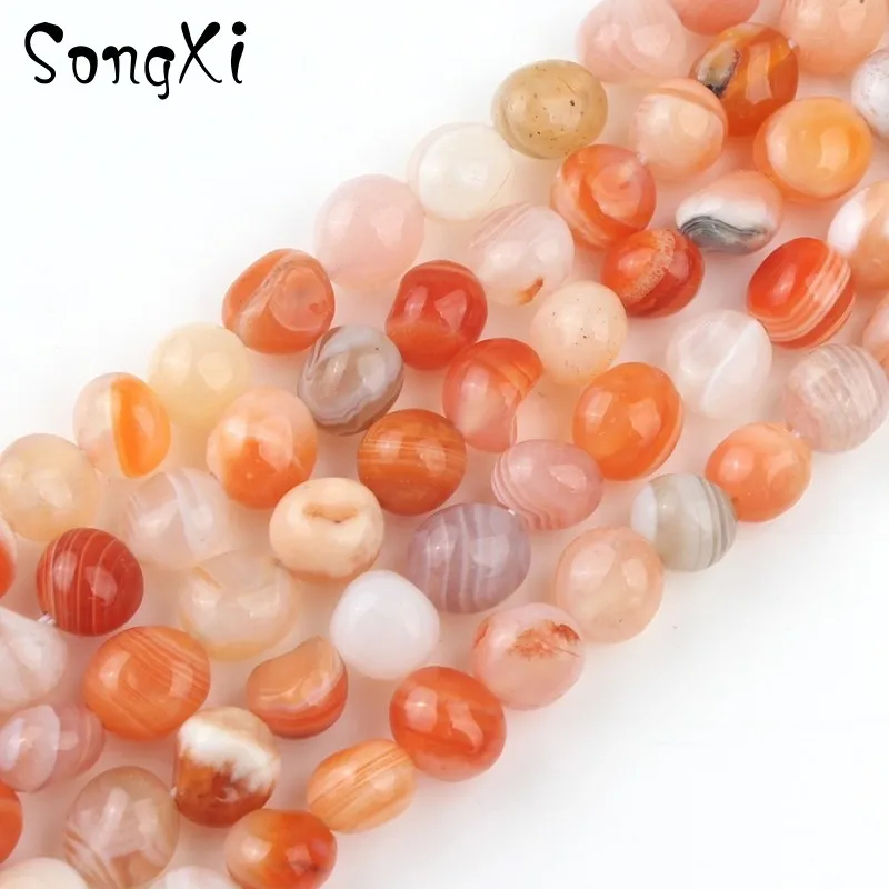 5-7 мм нерегулярные красные бусины из агатов Персидского залива натуральный