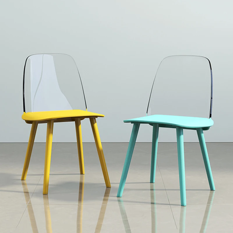 

Скандинавский обеденный стул, пластиковый стул-спинка Для дома, прозрачные Стулья, Стулья Для гостиной, мебель, Стулья Для дома