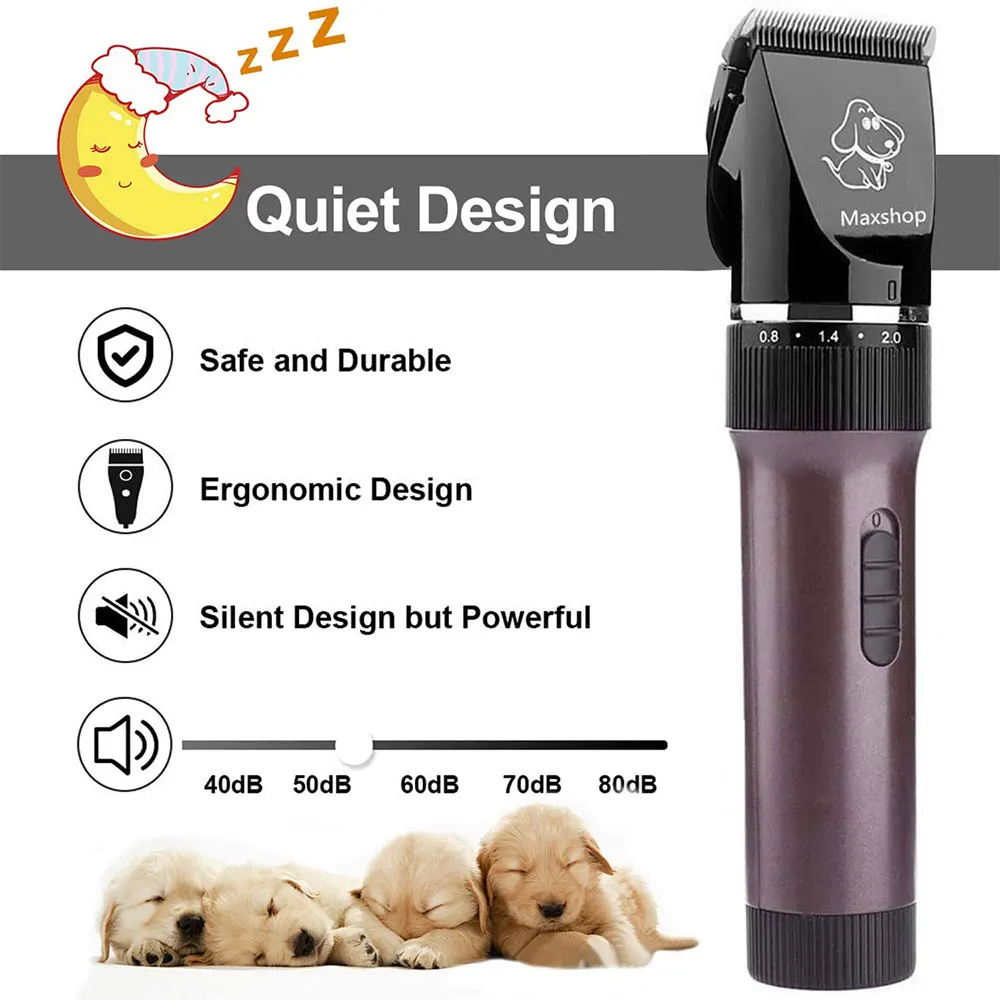 

Pet Hair Trimmer Electric Rechargeable Grooming Kit Cat Dog Clipper Grooming Animal Shaver For Cutters Powerful Machine