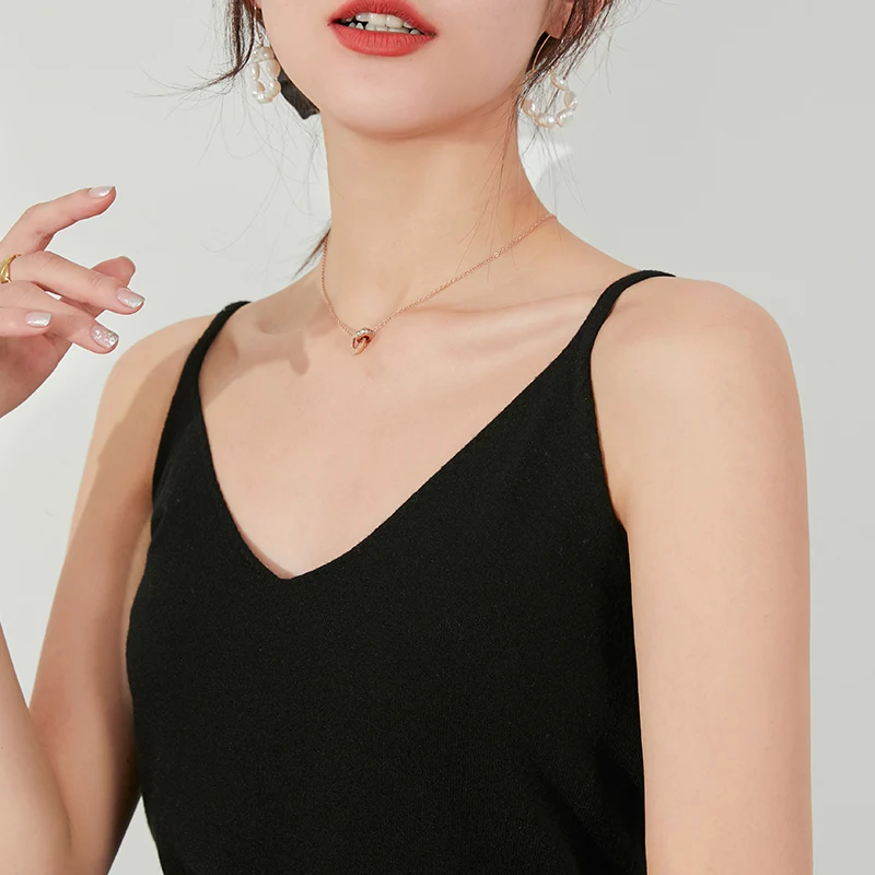 Женский безрукавный жилет 2020 Весна и лето новый вязаный Свитер Приталенный