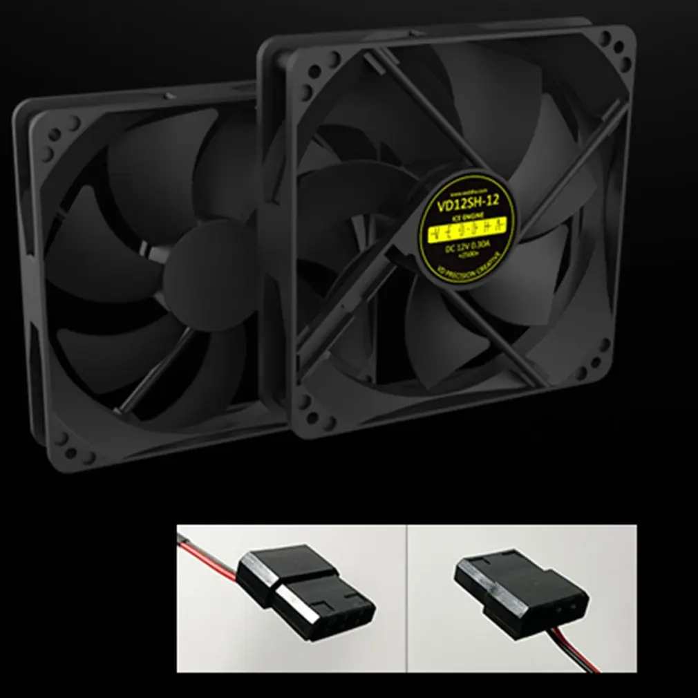 Стандартный бесшумный мини-вентилятор для майнинга 2800 об/мин 4 контакта 12 куб. М