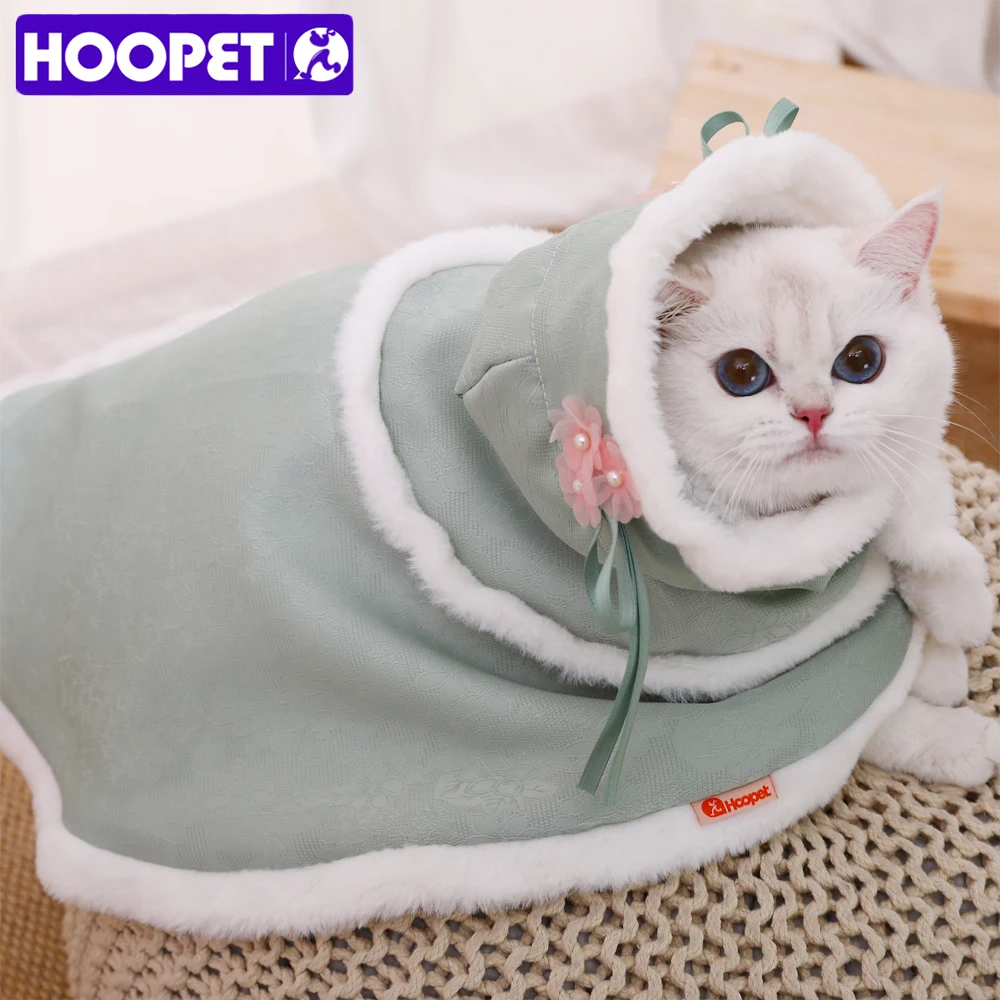 

HOOPET зимняя утепленная накидка Одежда для кошек супер мягкое теплое одеяло для домашних животных ветровая куртка для собак и кошек поставщи...