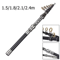 1 5 2 4 long professional telescopic carbon fiber fishing rod stick ultralight spinning pole portable durable for fishing angler