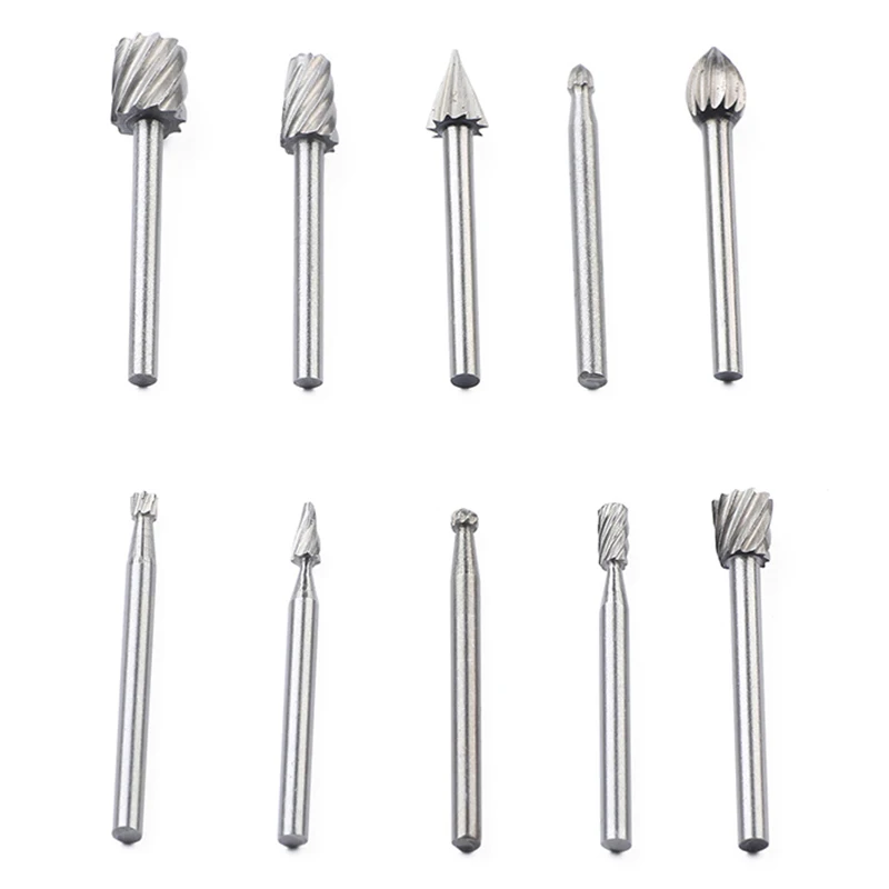 10 шт. Электрический поворотный файл полировки резак набор бит высокого Скорость