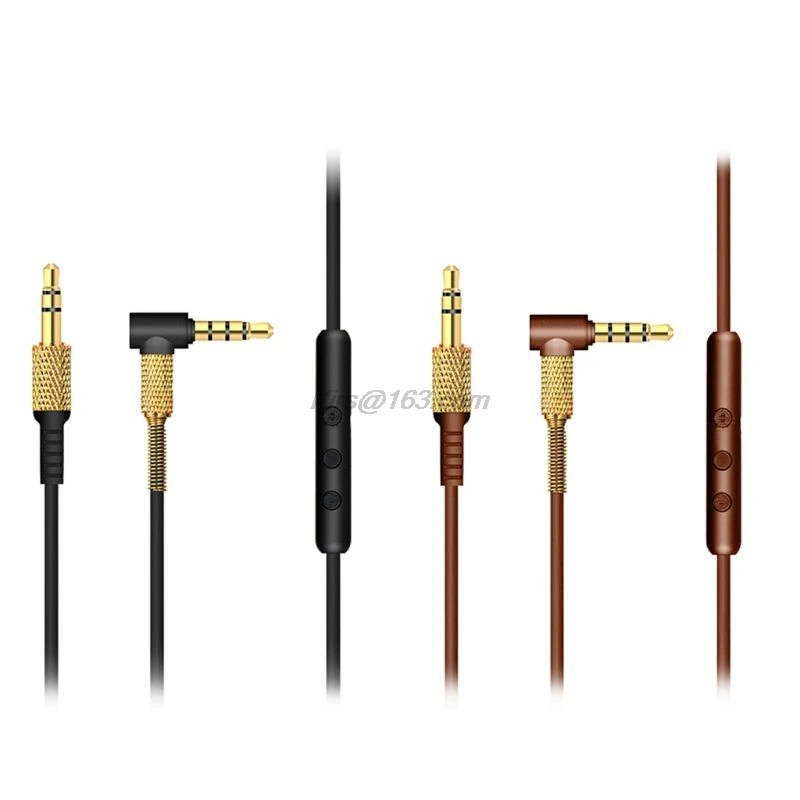 Сменный аудиокабель для наушников Marshall Major II Monitor MID с микрофоном и пультом