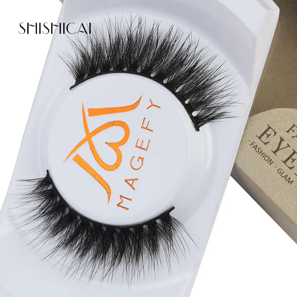 Natural Tapered Black Terrier False Eyelashes Fashion Ball Smoke Makeup Fake Cross Messy Soft 3D Eye Lashes | Красота и здоровье