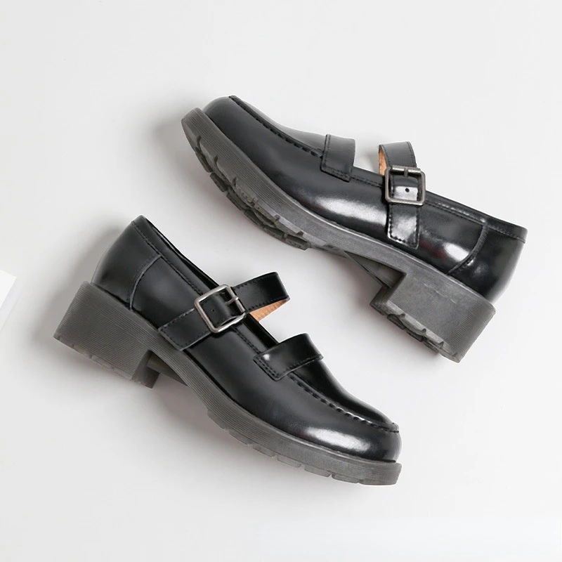 Новинка весна-осень 2021 однотонные туфли Jk униформы в британском стиле ретро