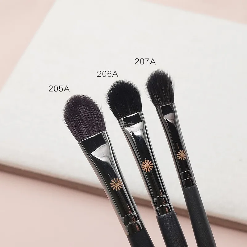 1 шт. профессиональная кисть для теней век мягкая из беличьей козьей шерсти