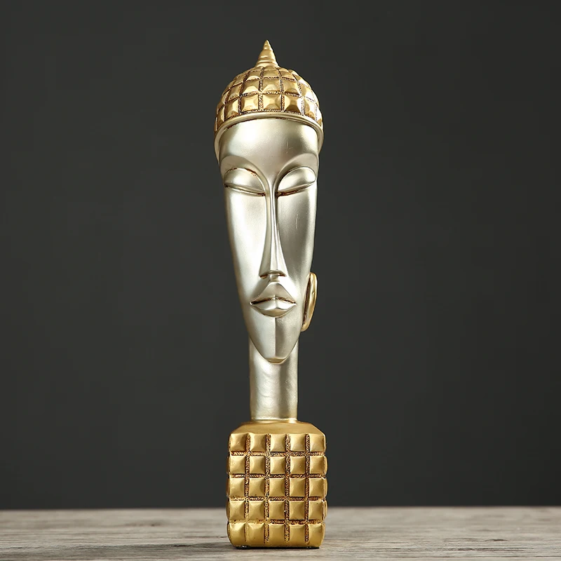 Статуэтка портрет из абстрактной смолы современное художественное украшение