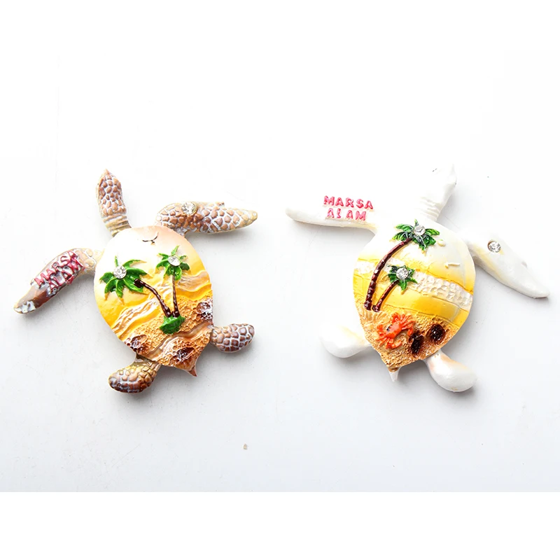 3d магниты на холодильник Marsa Alam черепаха из смолы туристические сувениры