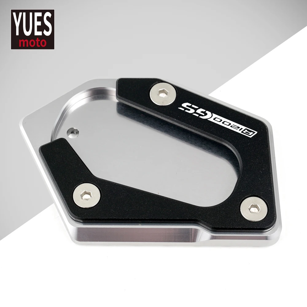 

Motorcycle Accessories CNC Foot Side Stand Extension Pad Support Kickstand Plate Enlarge For BMW R1200GS LC R1200 GS Rallye