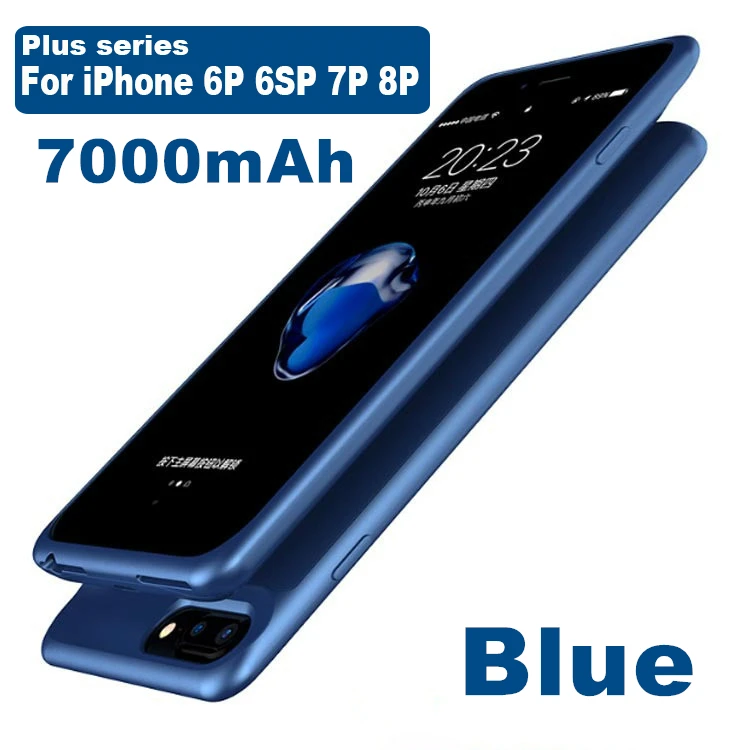 5000/7000 мА/ч, Батарея Зарядное устройство Чехлы для iphone 6 Plus 6s 8 7 Plus Батарея чехол Чехлы для портативного зарядного устройства для iphone 6 6s 8 7 Батарея - Цвет: For 6 Plus 6SP 7P 8P
