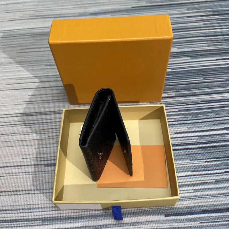 

Top luxury men's and women's universal flower Leather Mini envelope card bag credit card cover