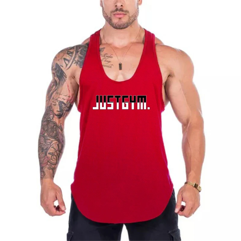 Новые мужские шорты для тренажерного зала фитнес-майка свободного покроя