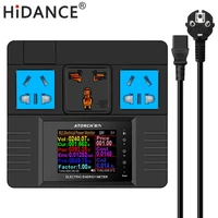hidance eu plug ac220v power meters digital wattmeter energy meter watt monitor electricity cost measuring timing socket