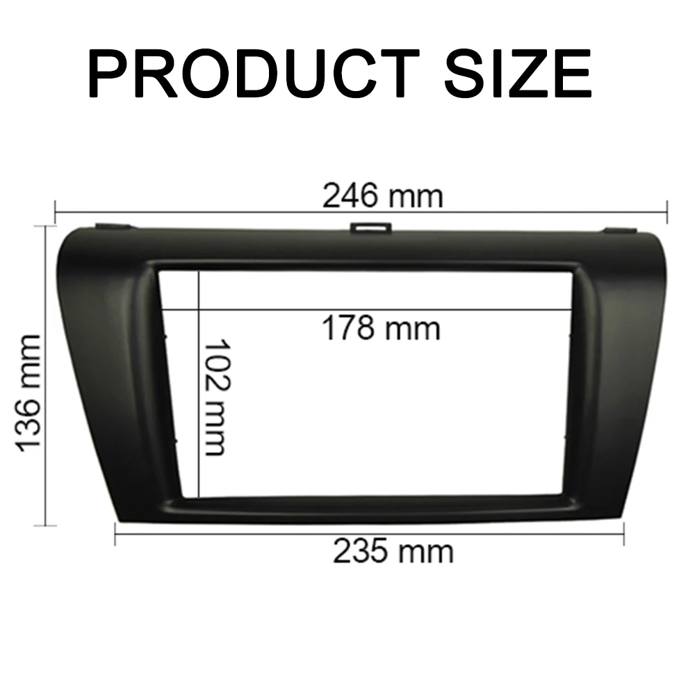 Двойная Din панель для MAZDA 3 2004-2008 Axela 2006-2008 установка монтажа приборной панели