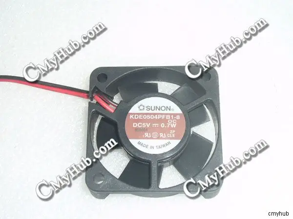 Для SUNON KDE0504PFB1-8 OC DC5V 0,7 W 4CM 40mm 40x40x10mm 3Pin 2Wire охлаждающий вентилятор