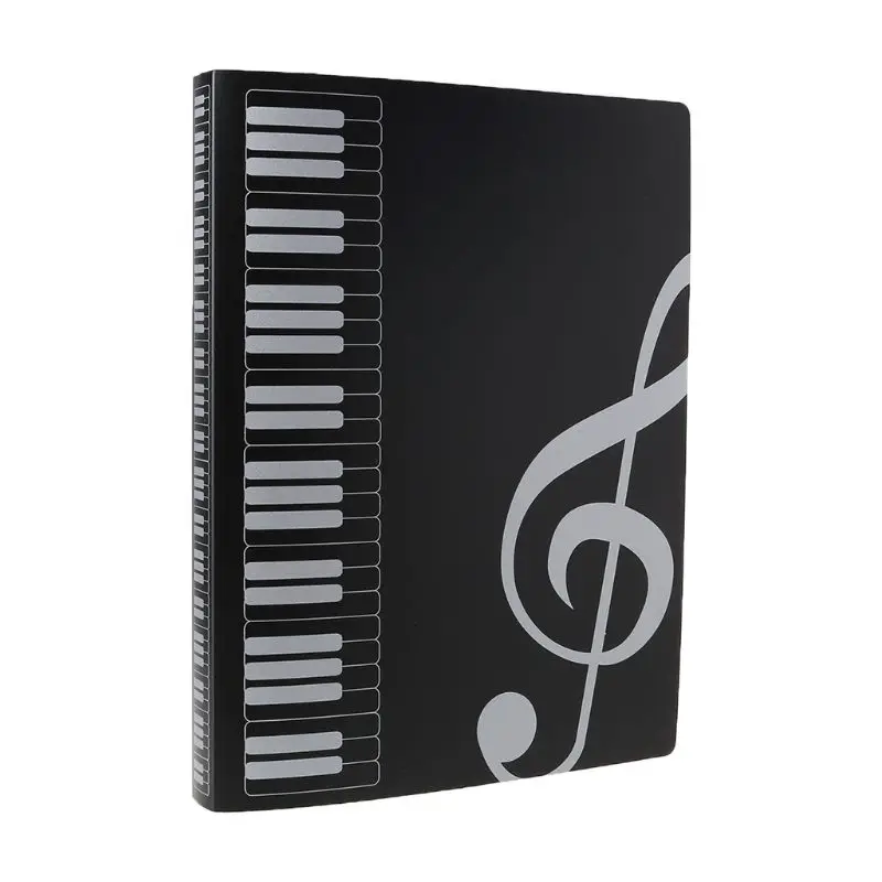

40 Pages A4 Size Piano Music Score Sheet Document File Folder Storage Organizer Q1JC