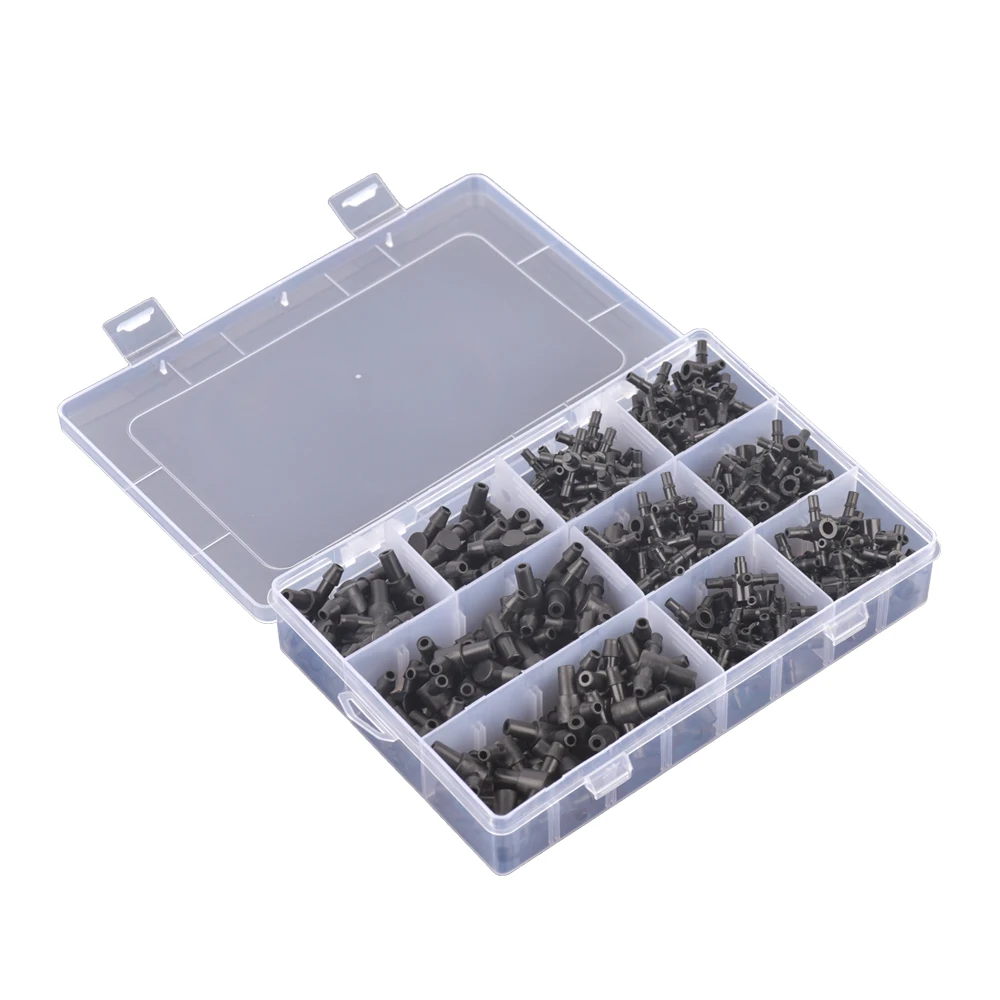 Капельный съемник для полива 1/4 дюйма шланг с двойной зазубриной тройник колено