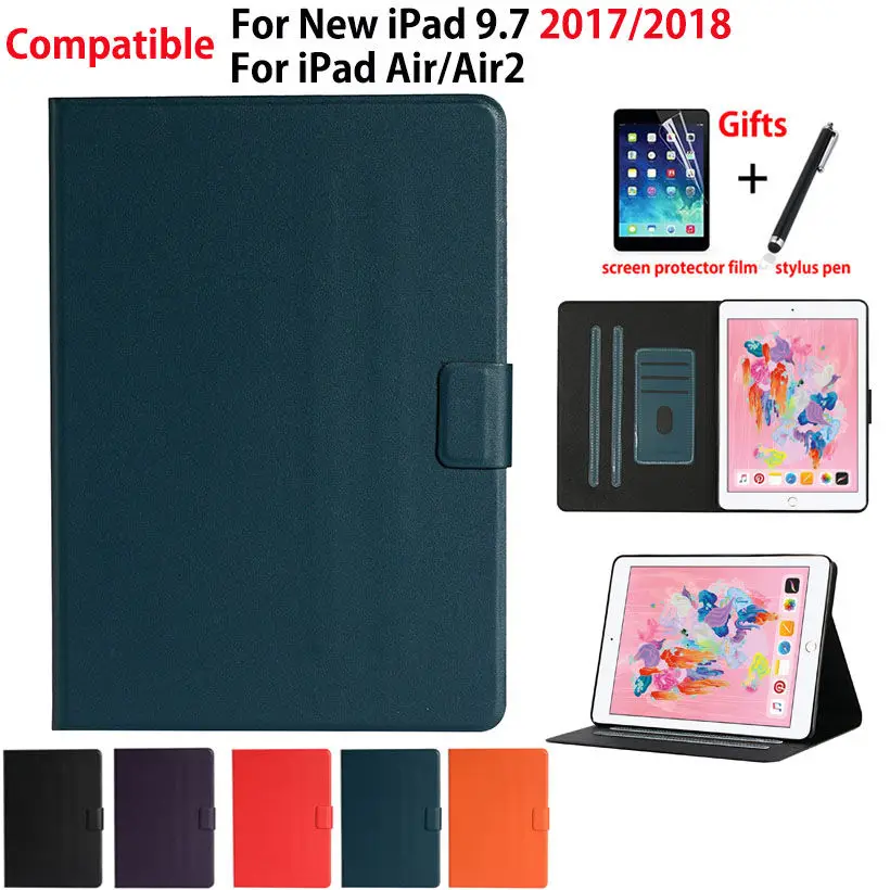 

For Apple iPad 9.7 2018 2017 Case 6th 5th Generation A1954 A1893 Smart Cover Funda For iPad Air 1 Air 2 Protective Stand Shell