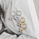 925 пробы Серебряный Ловец снов золотой цвет Фатима хамса ручной обруч серьги для женщин серьги пирсинг уха Oorbellen 2020 Новинка