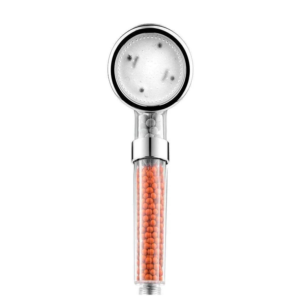 Large size shower VEHHE, 3 цвета, спа, Светодиодная насадка для душа, ручная, температура воды, Светодиодная насадка для душа, фильтр для воды, экономия воды, дождевая насадка для душа - Цвет: Large size shower