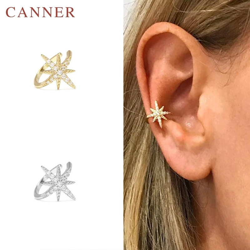 Женские серьги Клипсы из настоящего 925 пробы серебра 1 шт европейские и