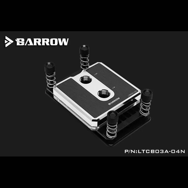 

Barrow LTCP03A-04N For Ryzen AM3/AM4 cooler Composite CPU Water Block, POM/barss Top Optional, LRC 2.0 5v 3pin