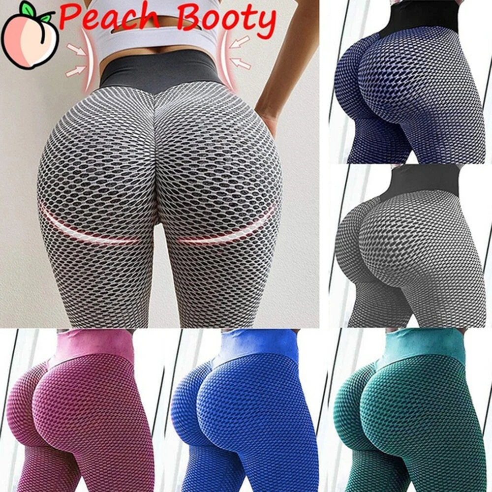 

Butt Lifting Anti Cellulite Sexy Leggings for Women High Waisted Pants Workout Tummy Control Sport Tights Leggings