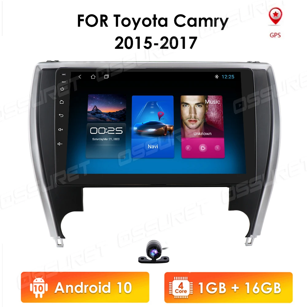 Радио для Toyota Camry 2012-2017 Северная Америка двойной 2 Din Android 10 ГБ 32 Автомобильный