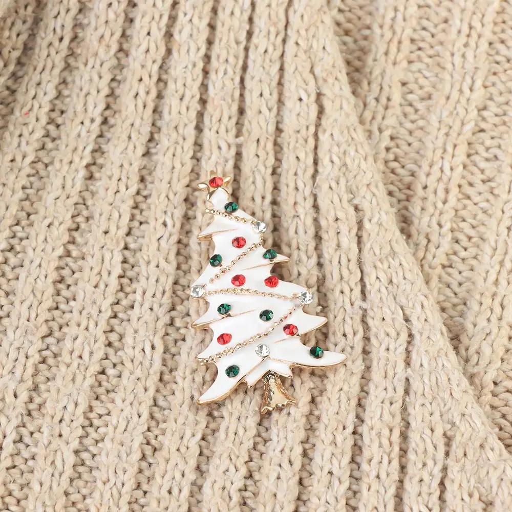 Модные креативные сплава Женская обувь со стразами в виде рождественской елки