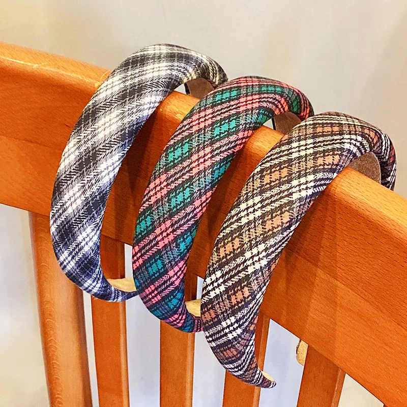 Новинка Женские винтажные элегантные полосатые резинки для волос в этническом