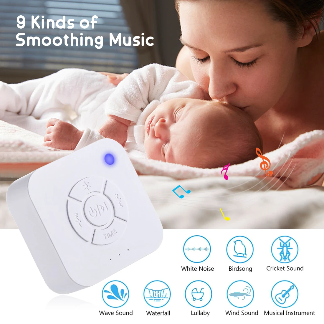 

Генератор белого шума с зарядкой от USB и таймером