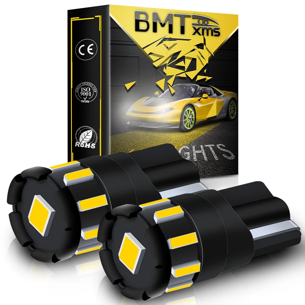 Автомобильные светодиодные лампы BMTxms T10 W5W 161 168 для Ford Focus 5D Fiesta Mondeo MK4 C Max MK2 S Kuga Galaxy
