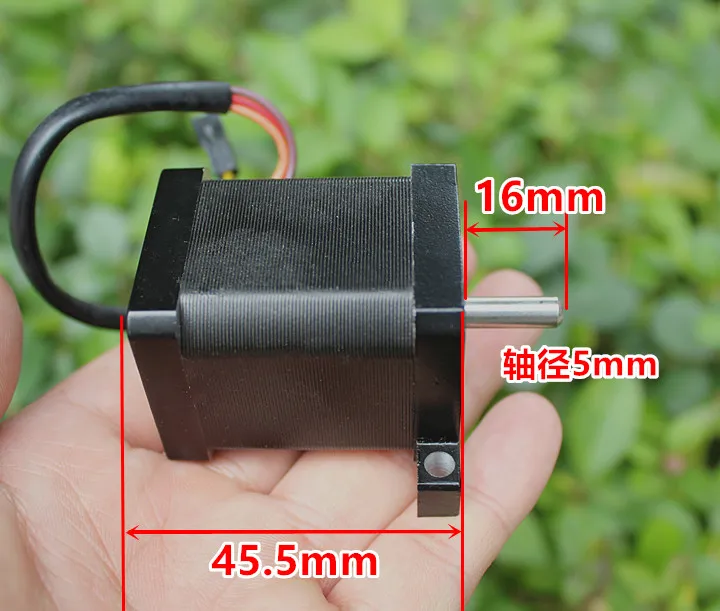 Большие размеры 35 двухфазный четыре шагового двигателя 5 мм Диаметр оси линии